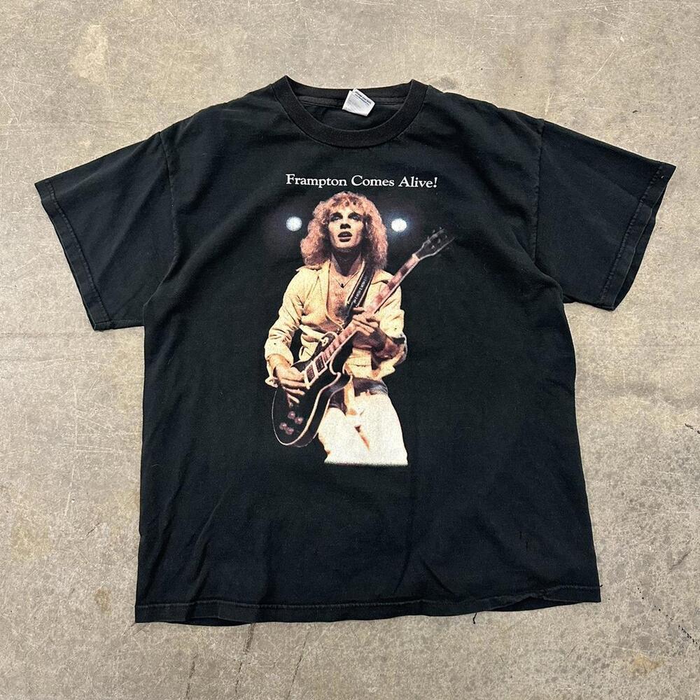 Vintage Frampton Comes Alice Tour Graphic Shirt Size Large